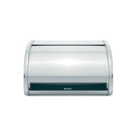 Boîte à pain medium Couvercle roulant,acier brillant (339585) - Brabantia