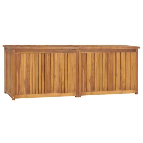 Boîte coffre de jardin 150 x 50 x 55 cm bois massif de teck 02_0012988