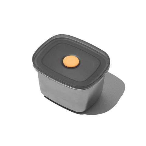 Boîte en inox rectangulaire 450 ml compatible micro-ondes Yoko® Design Boîte en inox rectangulaire 450 ml compatible micro-ondes Yoko® Design