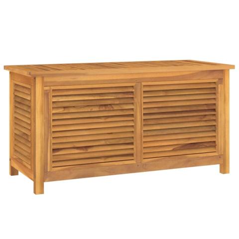 Boîte de rangement jardin et sac 114 x 50 x 58 cm bois massif teck 02_0013130