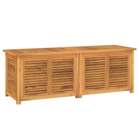 Boîte de rangement jardin et sac 150 x 50 x 53 cm bois massif teck 02_0013131