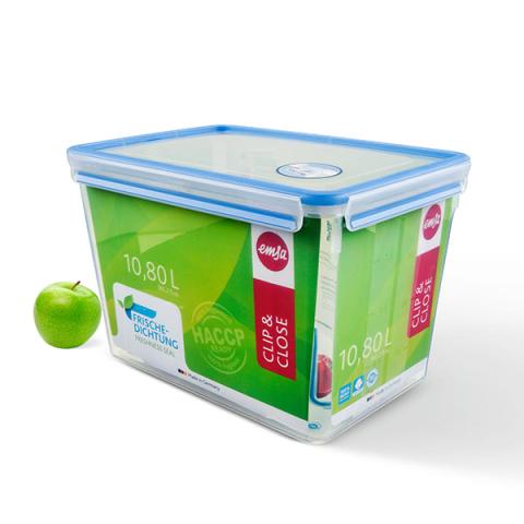 Boîte rectangle Clip & Close bleu 10,8 L Emsa Boîte rectangle Clip & Close bleu 10,8 L Emsa