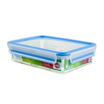 Boîte rectangle Clip & Close bleu 1,2 L Emsa Boîte rectangle Clip & Close bleu 1,2 L Emsa