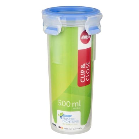 Boîte ronde Clip & Close bleu 0,5 L Emsa Boîte ronde Clip & Close bleu 0,5 L Emsa