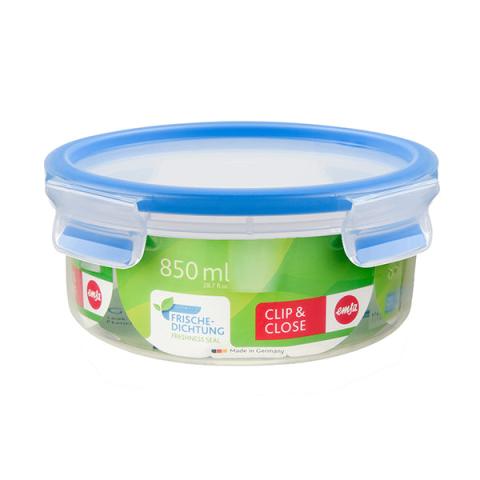 Boîte ronde Clip & Close bleu 0,85 L Emsa Boîte ronde Clip & Close bleu 0,85 L Emsa