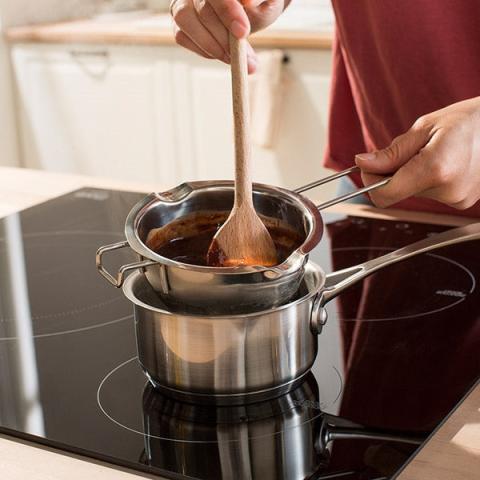 Bol bain-marie inox 14 cm avec poignée longue Mathon