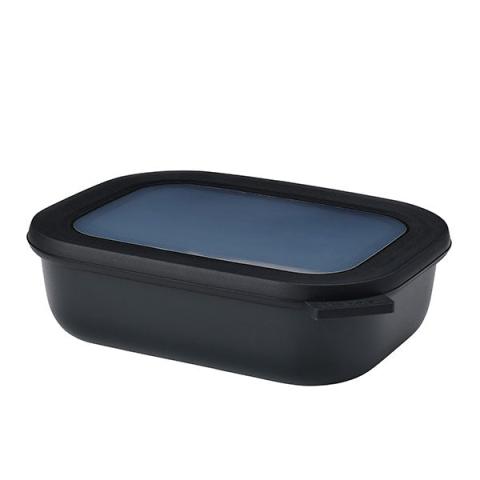 Bol multifonction rectangulaire Cirqula 1000 ml Nordic Black Mepal