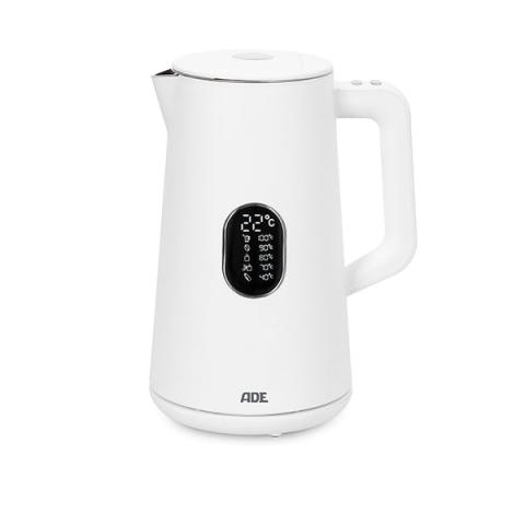 Bouilloire 1800 W KG2100-1 blanche ADE