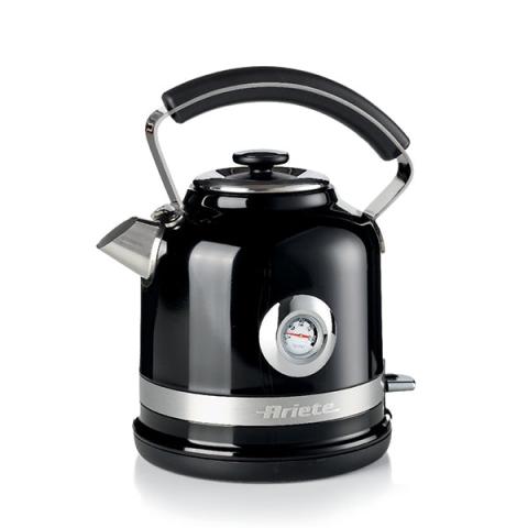 Bouilloire avec manomètre Black 1,7 L 2000 W 2854 Ariete Bouilloire avec manomètre Black 1,7 L 2000 W 2854 Ariete