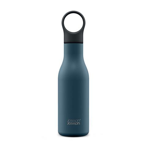 Bouteille isotherme isolée sous vide Loop 500 ml Bleu mat Joseph Joseph
