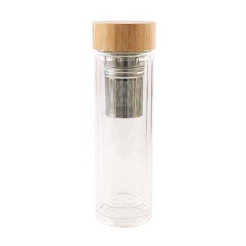 Bouteille à thé en verre à double paroi Point Virgule Bouteille à thé en verre à double paroi Point Virgule