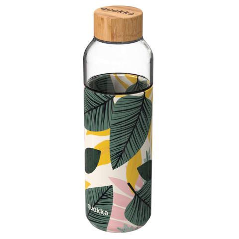 Bouteille en verre Flow autumn leaves 66 cl Quokka Bouteille en verre Flow autumn leaves 66 cl Quokka