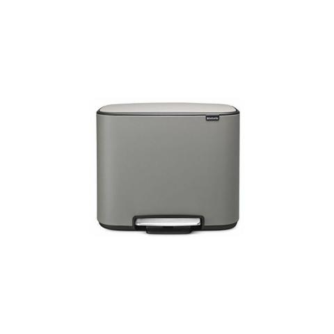 Brabantia - 121647 - Poubelle Bo Pedal Bin, 36 litres, Gris minéral