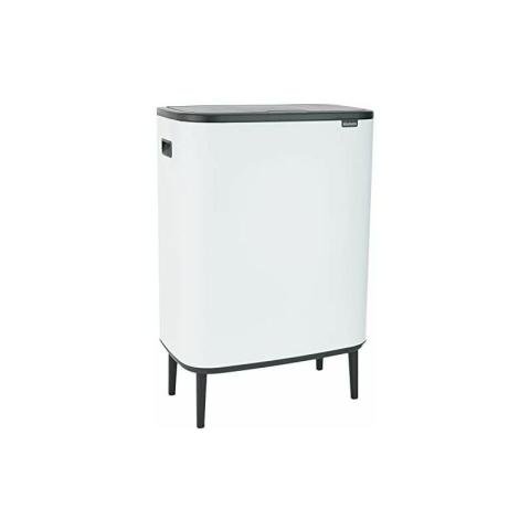 Brabantia - 130205 - Poubelle Bo Touch Bin Hi, 60L , White