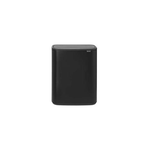 Brabantia - 221484 - Poubelle Bo Touch Bin, 2 x 30L , Matt Black