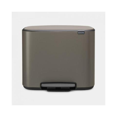 Brabantia - Bo Poubelle 11 + 23 litres Platinum Brabantia - Bo Poubelle 11 + 23 litres Platinum