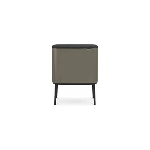 Brabantia - Bo Touch Bin Poubelle, Platine, 3 x 11 litres