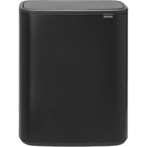 Brabantia Bo Touch Bin poubelle tri 2 x 30L noir mat