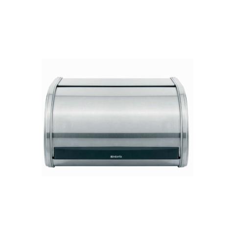 Brabantia - Boîte à pain Couvercle roulant,acier mat, med (348907)
