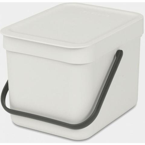 brabantia Brabantia Poubelle Sort & Go gris clair 6L (213267)