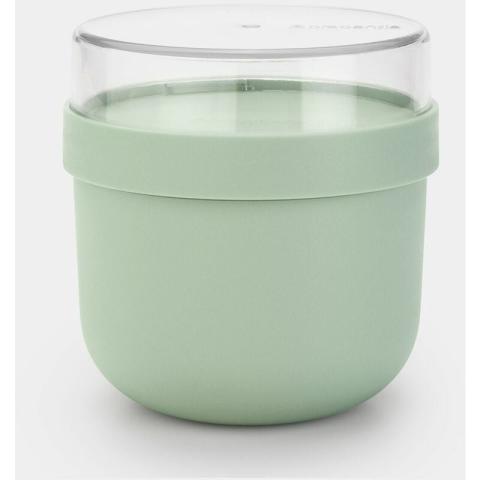 Brabantia - contenant rond make & take pour le petit déjeuner 0 5L vert jade