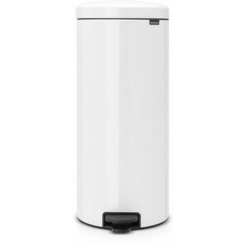 Brabantia - Newicon 30,0L, blanc Poubelle à pédale (11 17 85)