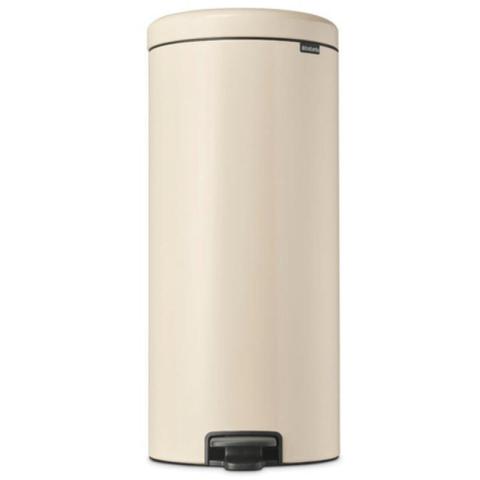 Brabantia Newicon - Poubelle à pédale (30 L), beige