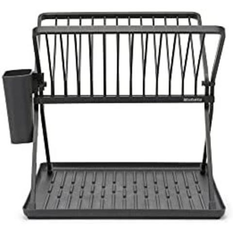 BRABANTIA Petit égouttoir pliable Dark Grey - Sink Side