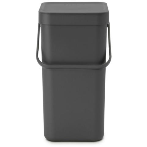 BRABANTIA Poubelle 12 L Grey - Sort & Go
