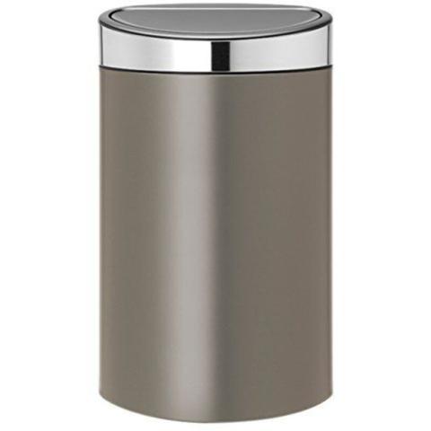 BRABANTIA Poubelle 40 L Platinium - Touch Bin