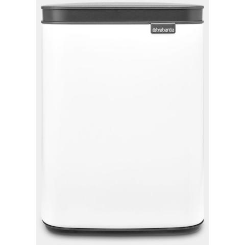 Brabantia - Poubelle De 4l - Petite & Élégante - Ouverture Facile Et Couvercle À Fermeture Souple - Hygiénique Et Peu Encombrant