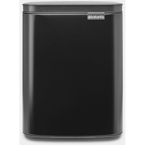 Brabantia - poubelle de 7L - petite & élégante - ouverture facile fermeture souple - hygiénique & peu encombrant - fixation mura