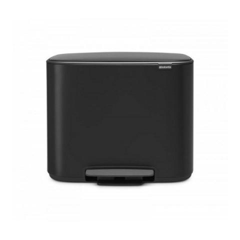 Brabantia - poubelle à pédale 36l noir mat - 121463 noir