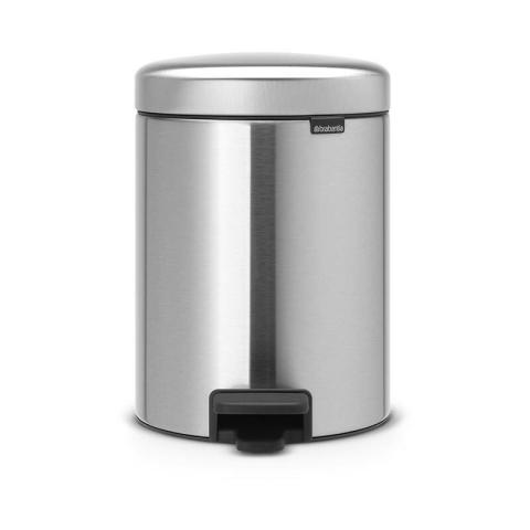 Brabantia - Poubelle à pédale newicon 5 l matt steel code b - Argent