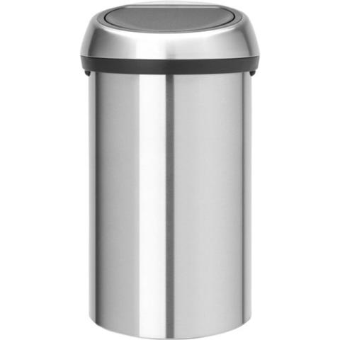 Brabantia - Poubelle inox 60 litres Touch Bin ronde mat Brabantia - Poubelle inox 60 litres Touch Bin ronde mat