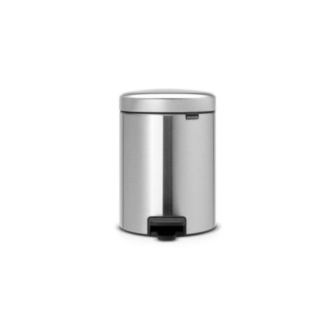 Brabantia - Poubelle Newlcon 5l inox - Argent