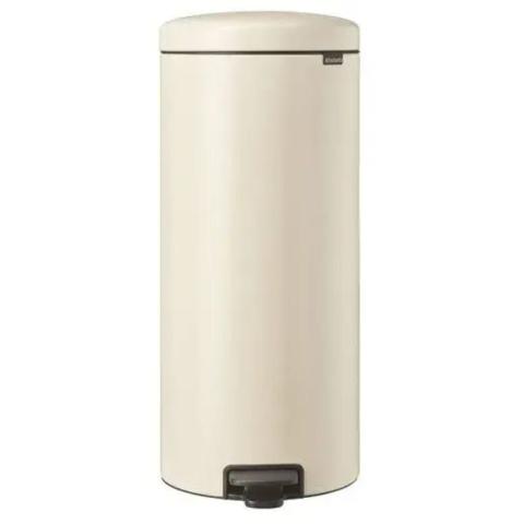 BRABANTIA Poubelle à pédale 30 L Soft Beige - New Icon