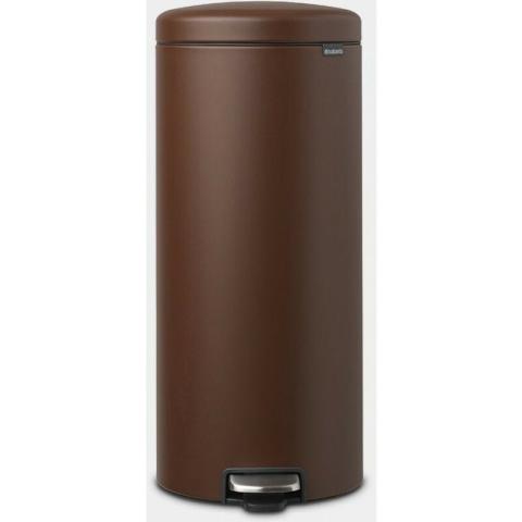 Brabantia - Poubelle à pédale 30L Newicon marron (208607)