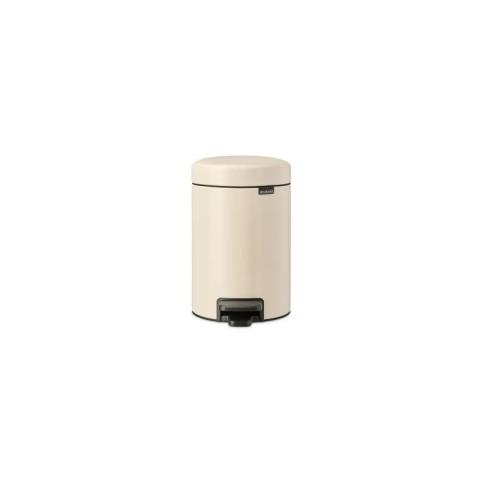 Brabantia - poubelle à pédale 3L newicon beige 14 98 87