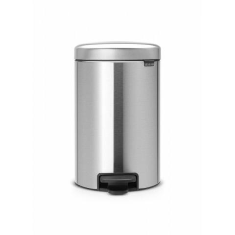 Brabantia - poubelle à pédale inox satiné new icon 12L