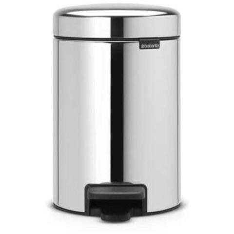 BRABANTIA Poubelle de salle de bains 3 l brilliant steel BRABANTIA Pedal bin newicon 3l BRABANTIA Poubelle de salle de bains 3 l brilliant steel BRABANTIA Pedal bin newicon 3l