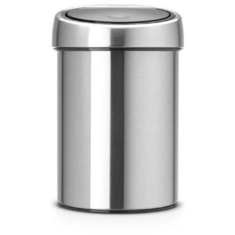 BRABANTIA Poubelle Touch Bin - 3L - Acier mat BRABANTIA Poubelle Touch Bin - 3L - Acier mat