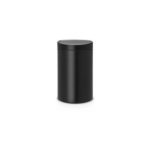 Brabantia - Poubelle Touch Bin, 40 litres, Noir Mat, Capacité 40 Litres, 72,7 cm x 43,5 ...