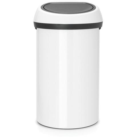 Brabantia - Poubelle Touch Bin 60L Blanc
