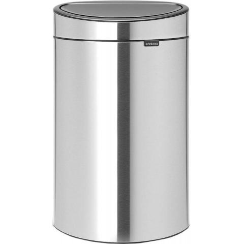 Brabantia - Poubelle Touch Bin New,recycle, 23+10 l acier mat (100680)