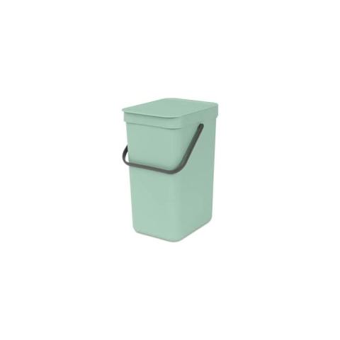 Brabantia Sort & Go Poubelle, 6 L, Plastique, Blanc, 26.5x20x18 cm
