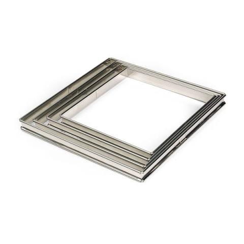 Cadre carré à tarte et flan 24 cm Gobel