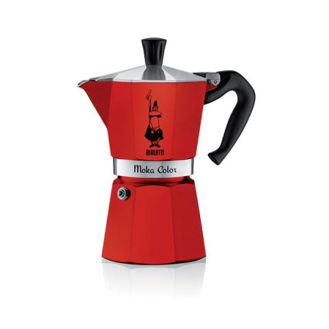 Cafetière italienne Moka Express rouge 6 tasses Bialetti