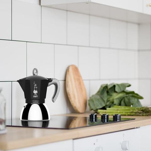 Cafetière italienne moka induction noir 4 tasses Bialetti