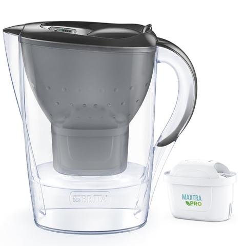 Carafe filtrante Marella graphite 2,4 L et filtre Maxtra Pro Brita france Carafe filtrante Marella graphite 2,4 L et filtre Maxtra Pro Brita france